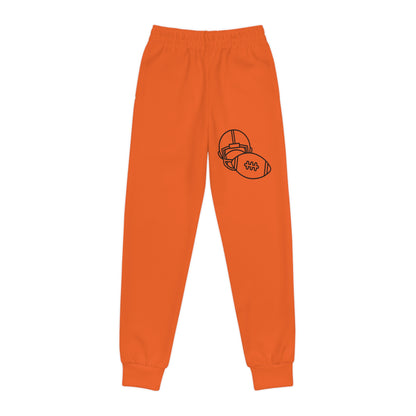 Youth Joggers: Football Orange