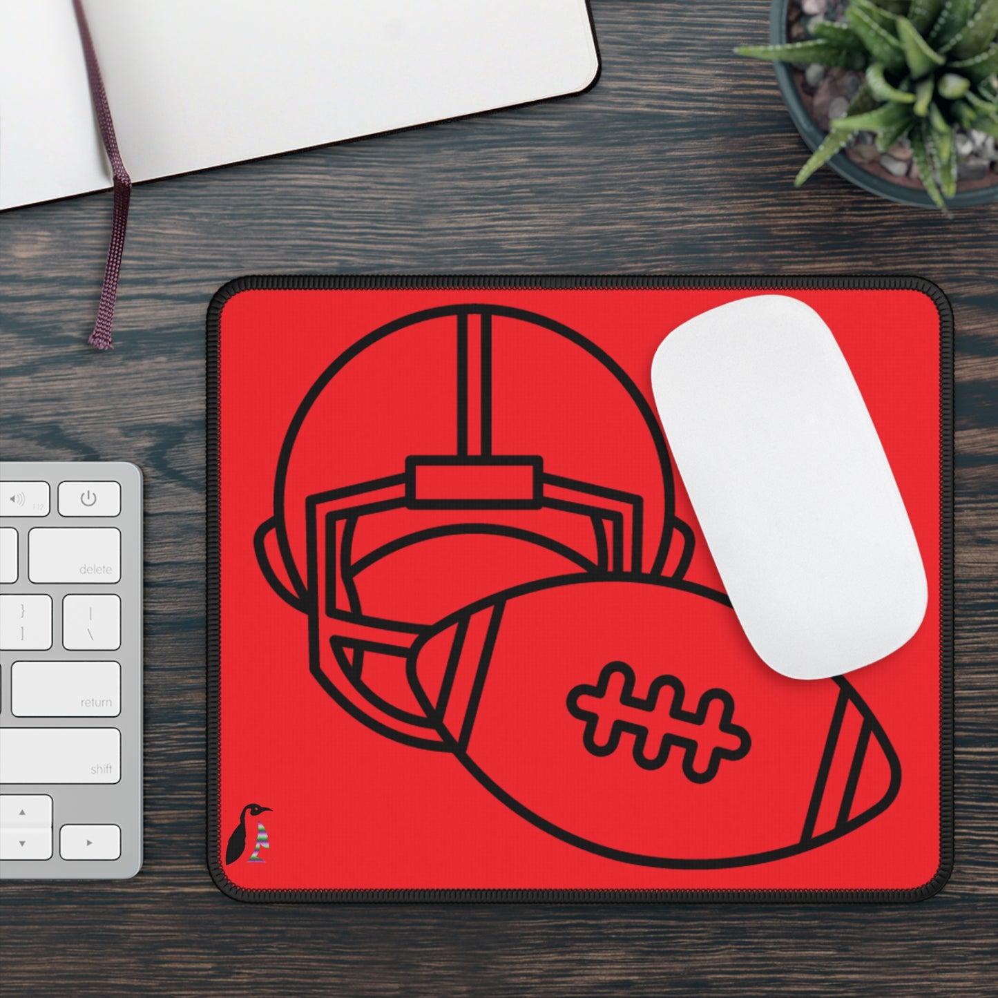 Gaming Mouse Pad: Football Red