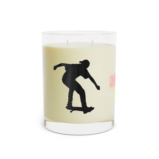 Scented Candle - Full Glass, 11oz: Skateboarding