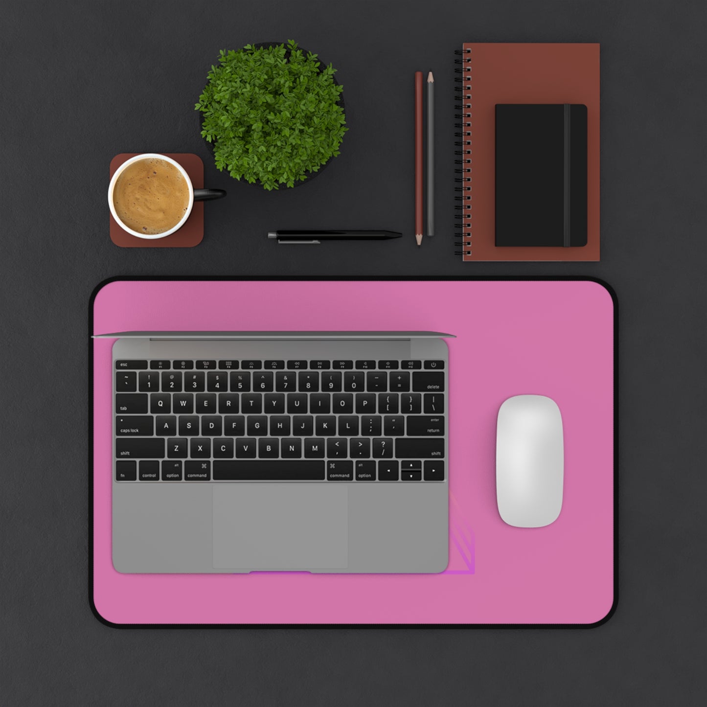 Desk Mat: Bowling Lite Pink