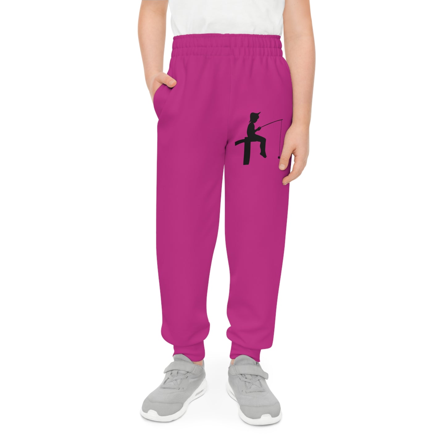 Youth Joggers: Fishing Pink