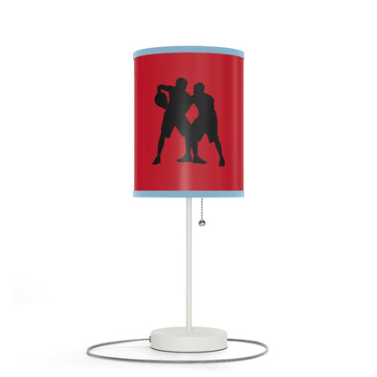 Lamp on a Stand, US|CA plug: Basketball Dark Red