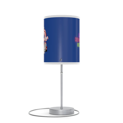 Lamp on a Stand, US|CA plug: Dragons Dark Blue