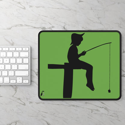 Gaming Mouse Pad: Fishing Green