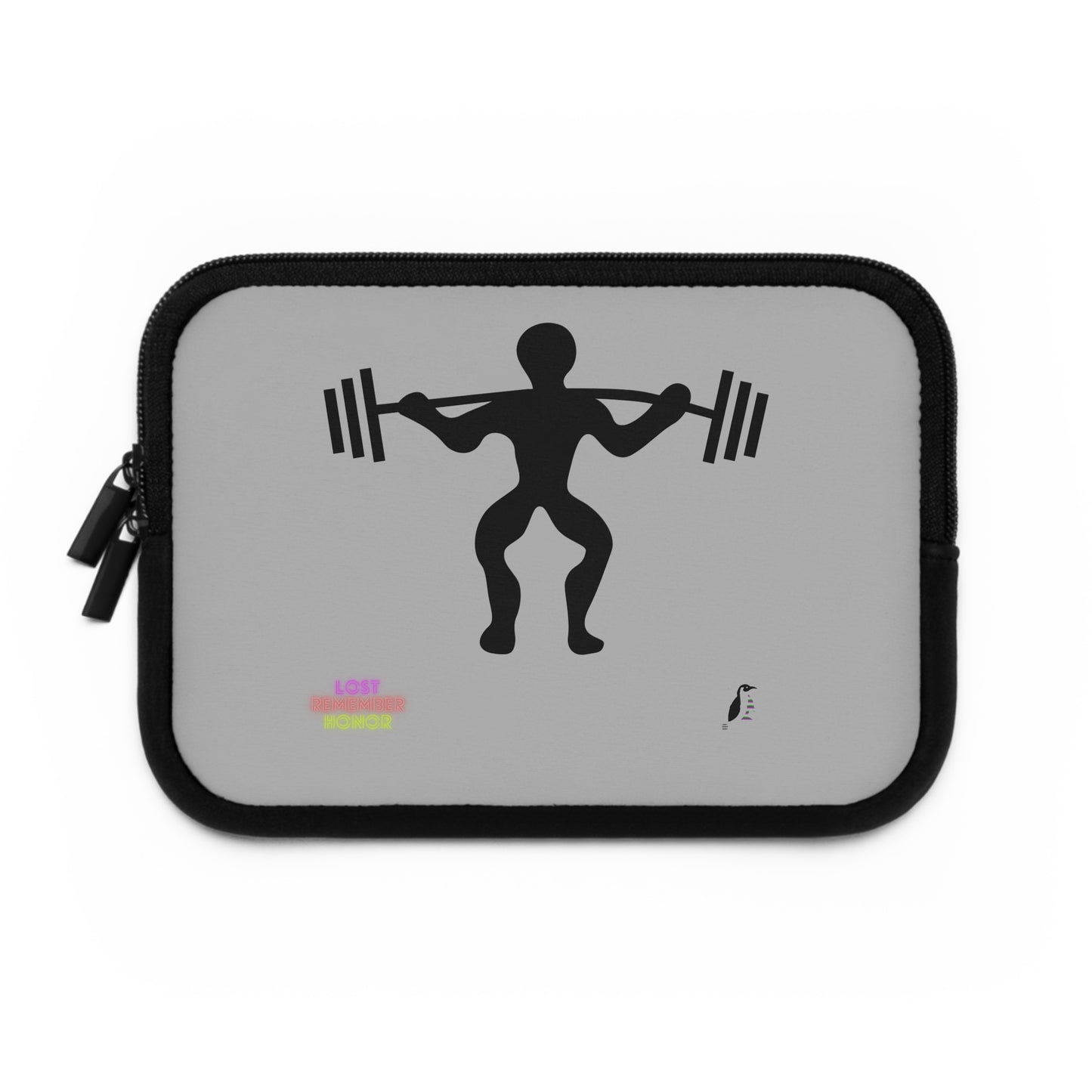 Laptop Sleeve: Weightlifting Lite Grey