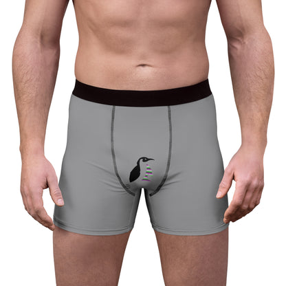 Men's Boxer Briefs: Music Grey