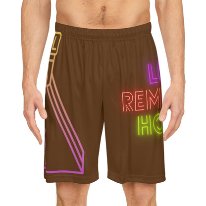 Basketball Shorts: Bowling Brown