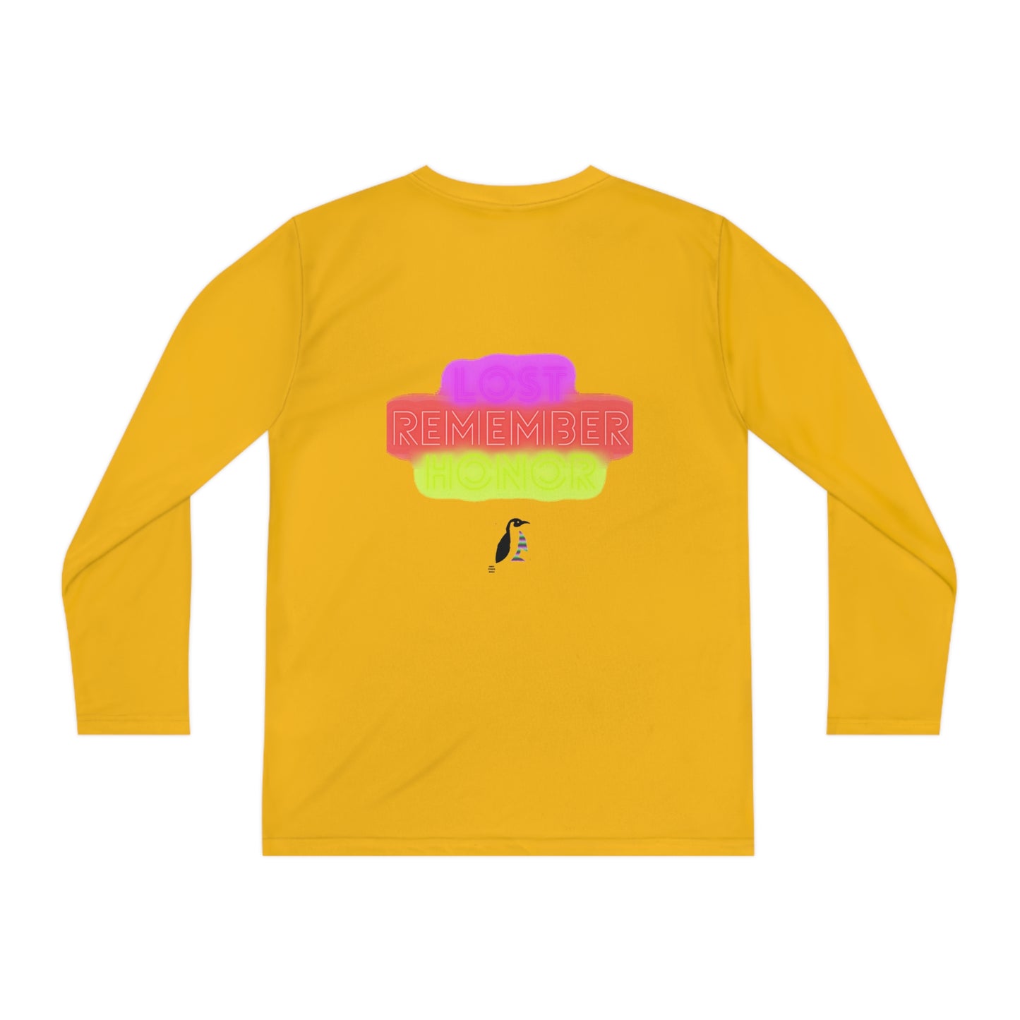 Youth Long Sleeve Competitor Tee: Golf