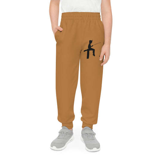 Youth Joggers: Fishing Lite Brown