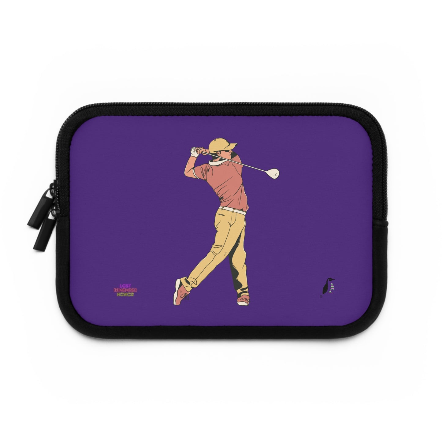 Laptop Sleeve: Golf Purple