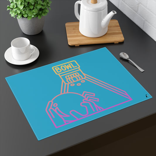 Placemat, 1pc: Bowling Turquoise