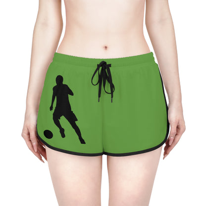 Women's Relaxed Shorts: Soccer Green