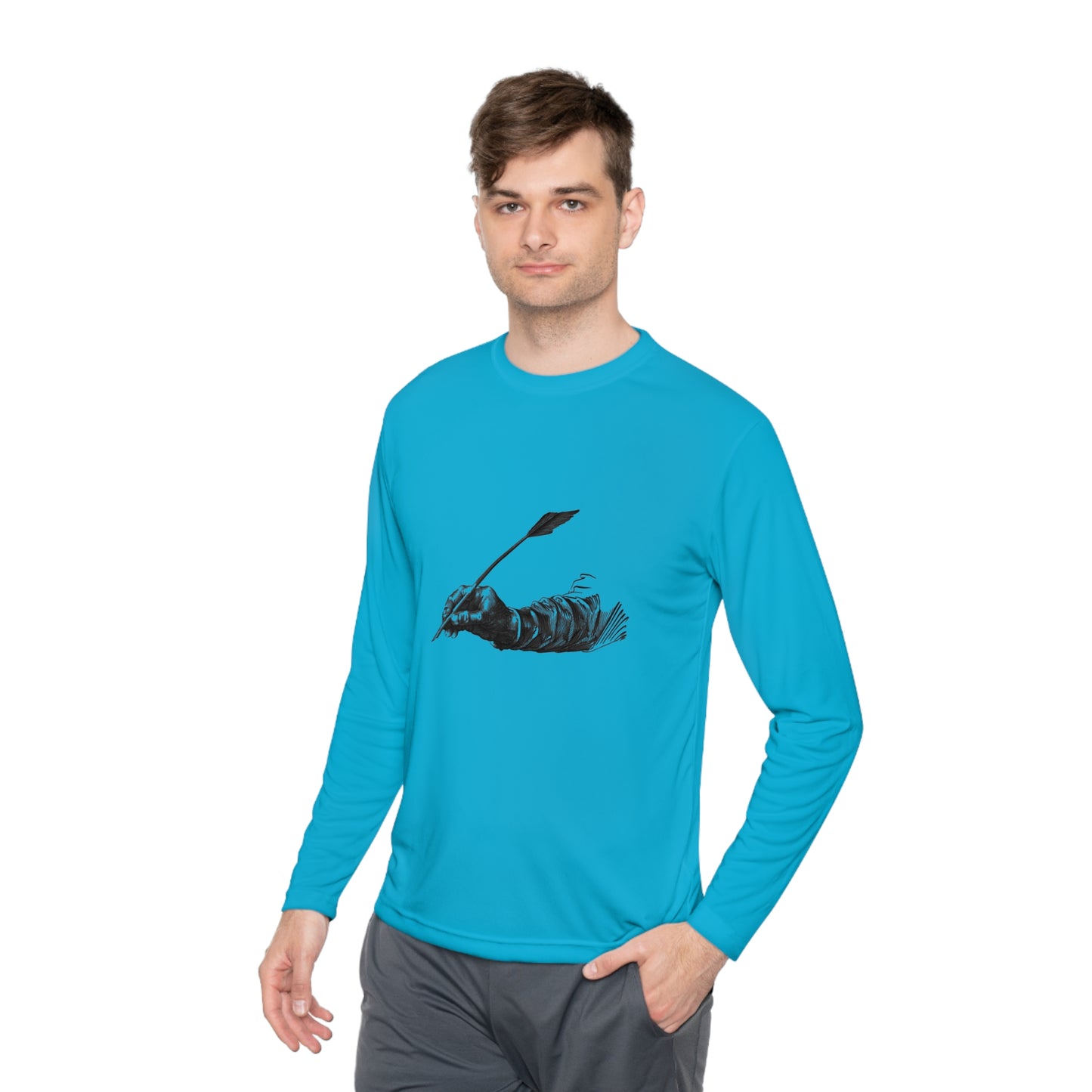 Lightweight Long Sleeve Tee: Writing #2