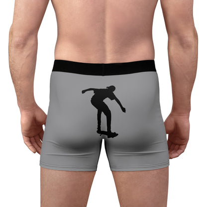 Men's Boxer Briefs: Skateboarding Grey