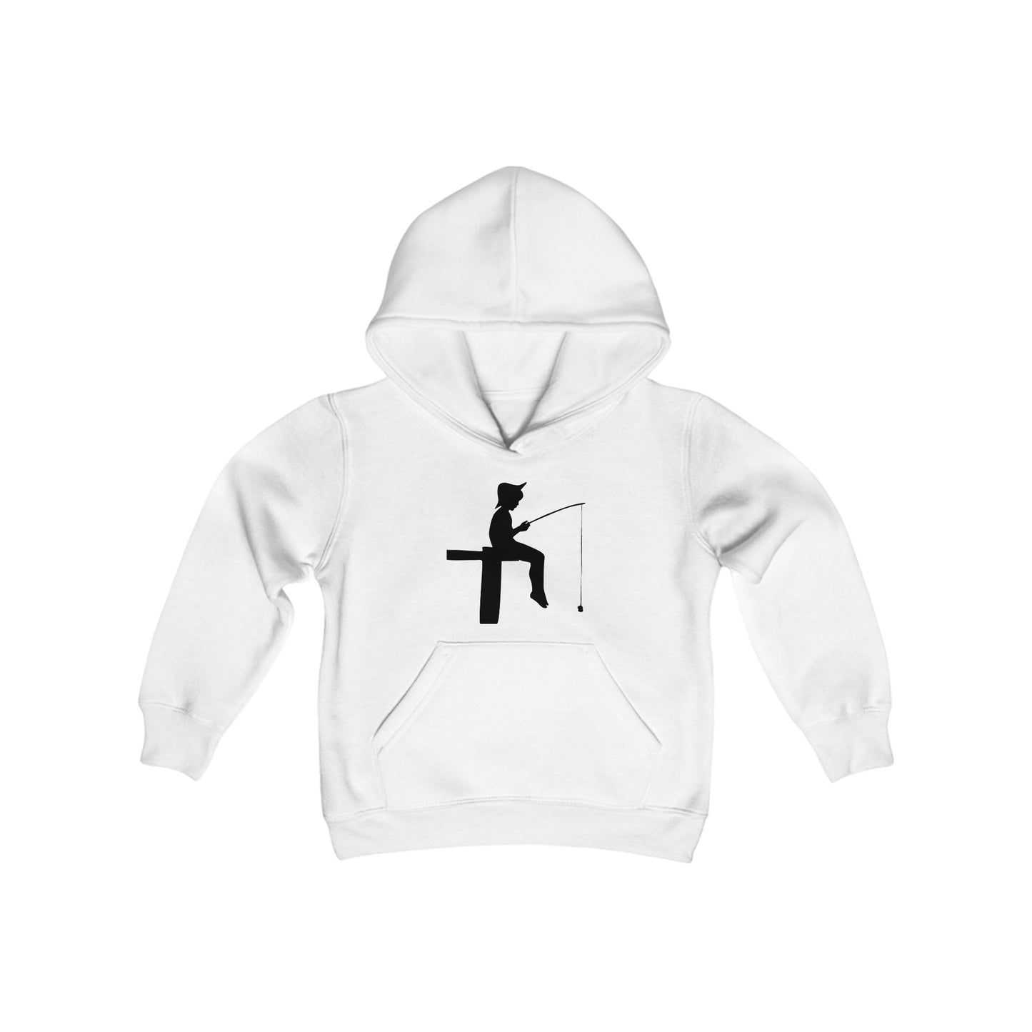 Youth Heavy Blend Hooded Sweatshirt: Pangingisda 