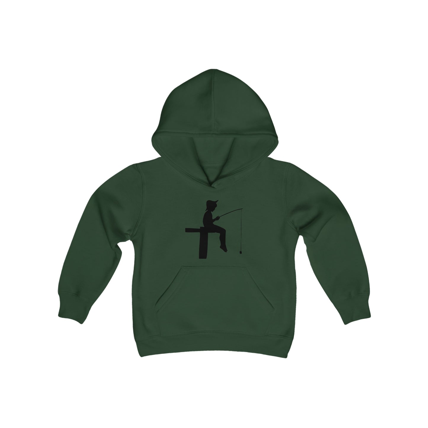 Youth Heavy Blend Hooded Sweatshirt: Fishing