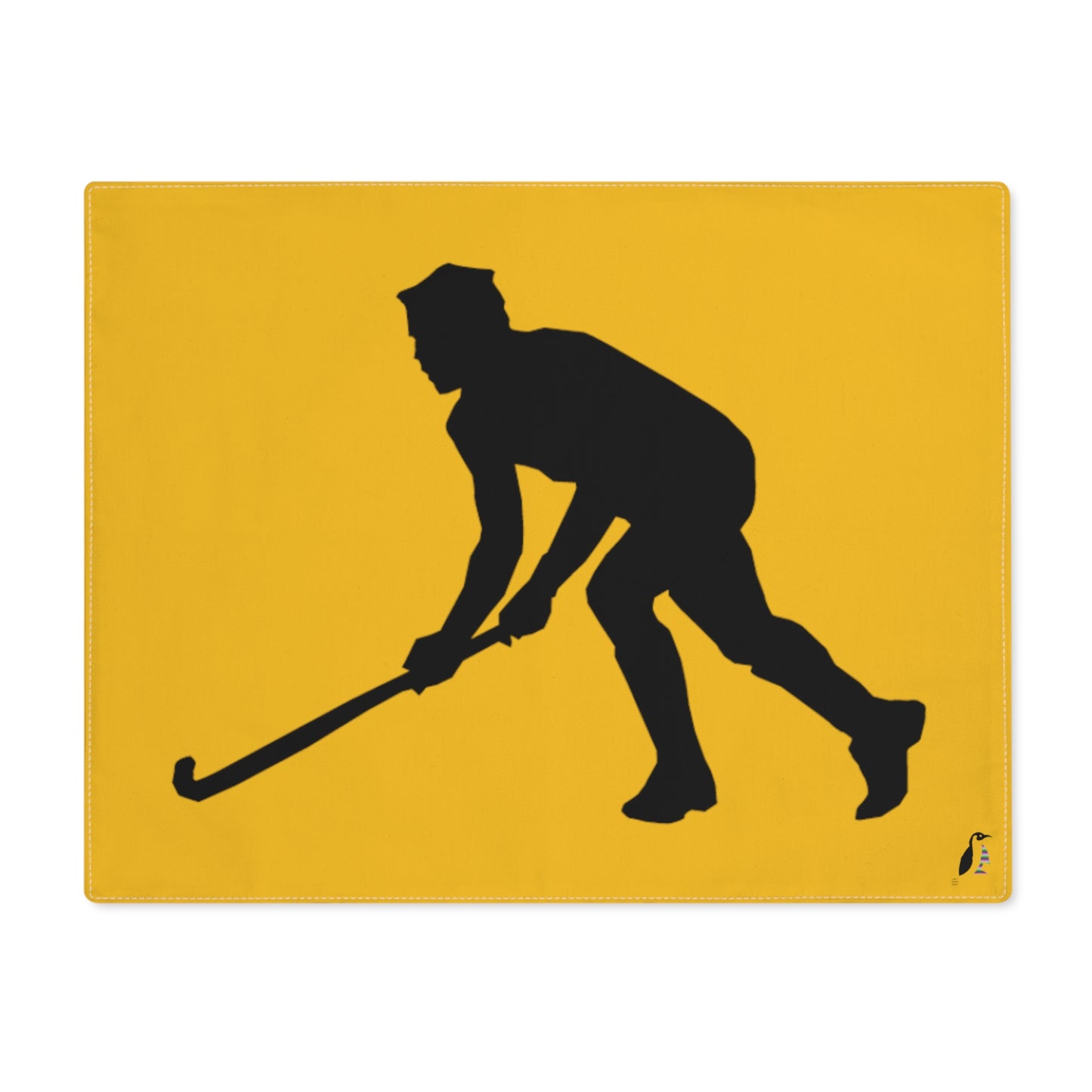 Placemat, 1pc: Hockey Yellow