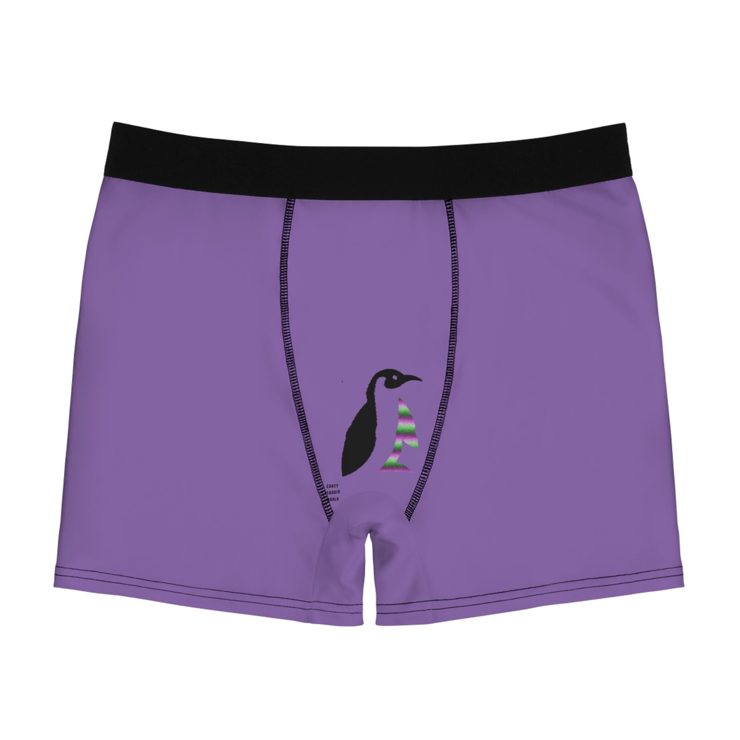 Men's Boxer Briefs: Fishing Lite Purple