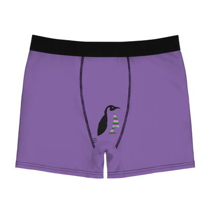 Men's Boxer Briefs: Fishing Lite Purple