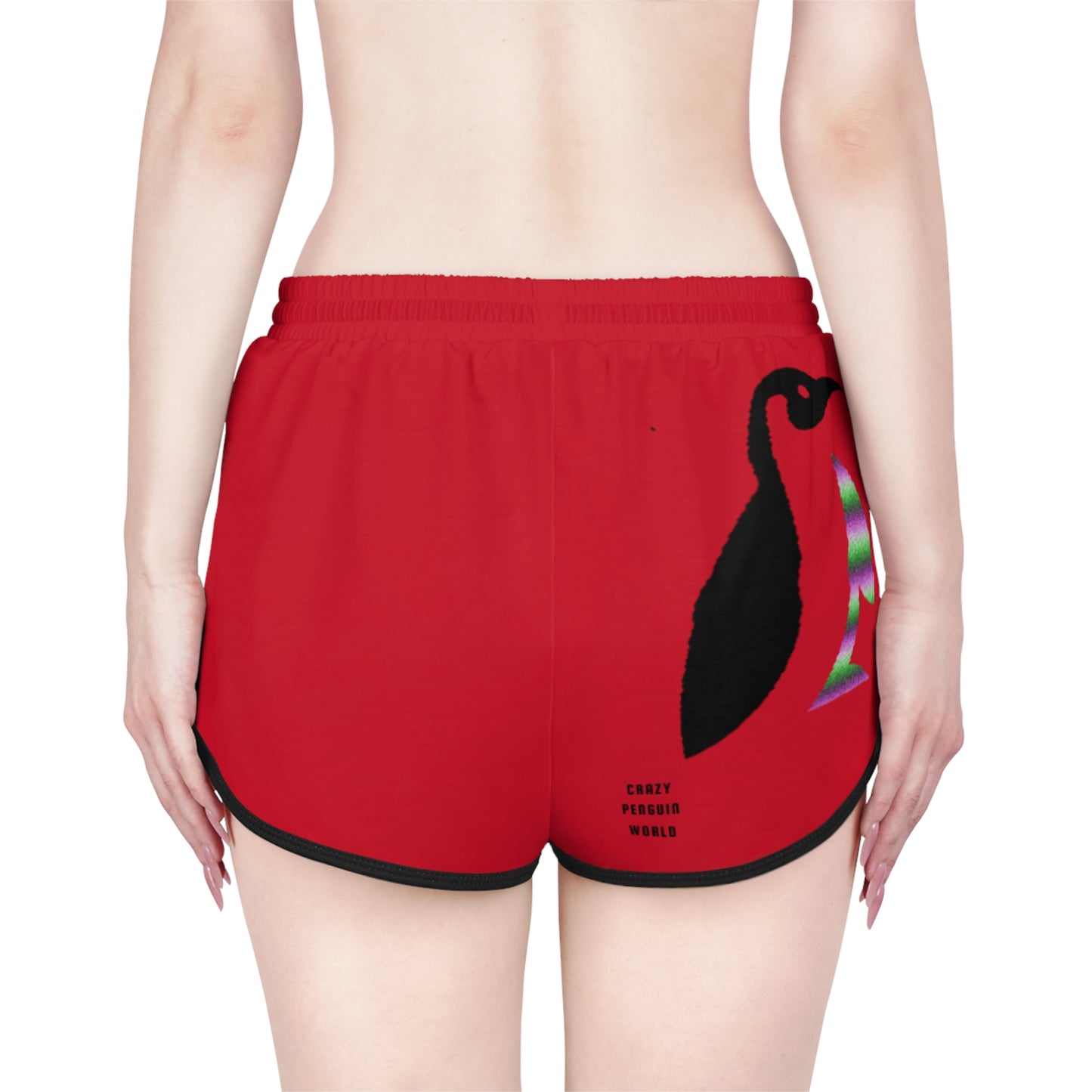 Women's Relaxed Shorts: Lost Remember Honor Dark Red