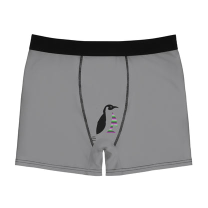 Men's Boxer Briefs: Basketball Grey