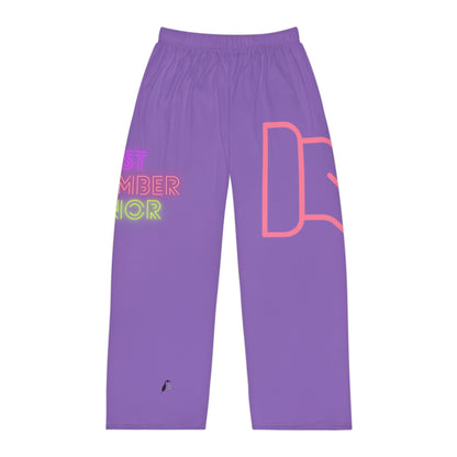 Men's Pajama Pants: Fight Cancer Lite Purple