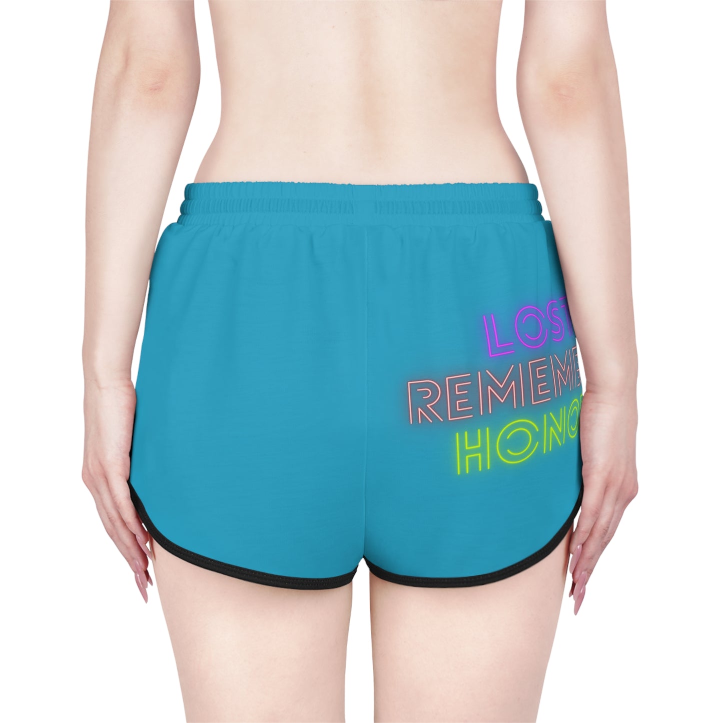 Women's Relaxed Shorts: Racing Turquoise