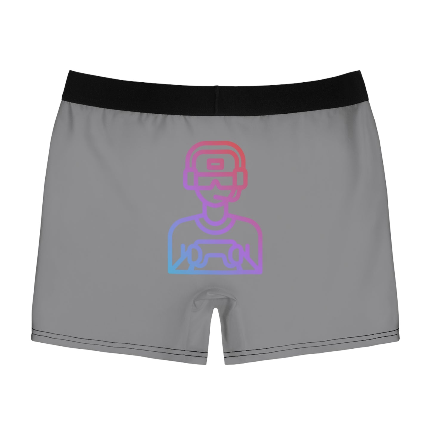 Men's Boxer Briefs: Gaming Grey