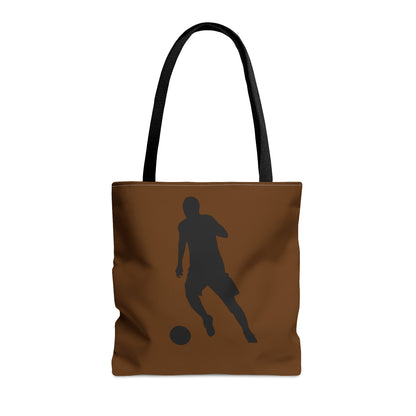 Tote Bag: Soccer Brown