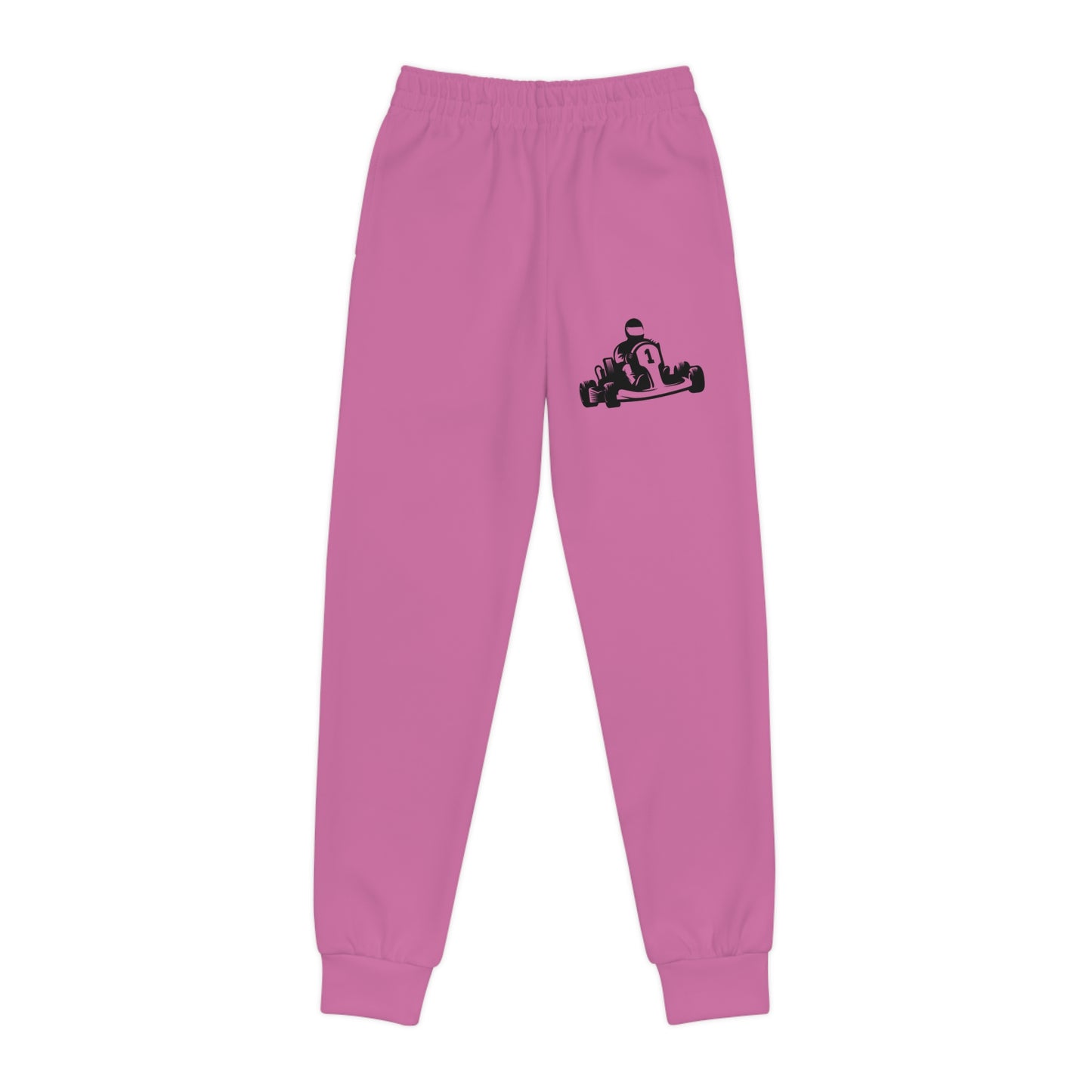 Youth Joggers: Racing Lite Pink