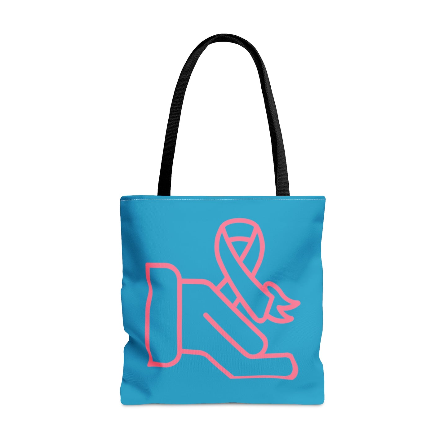 Tote Bag: Fight Cancer Turquoise