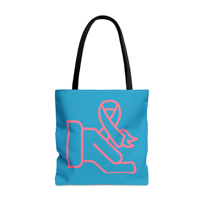 Tote Bag: Fight Cancer Turquoise