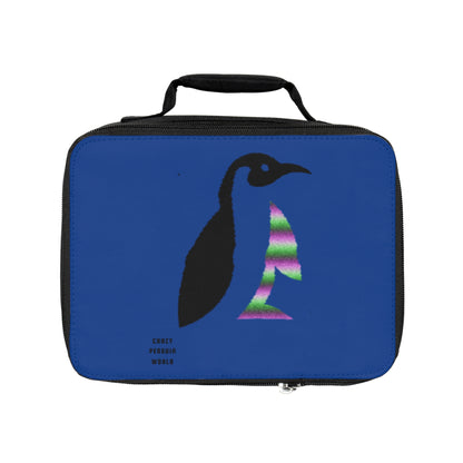 Lunch Bag: Crazy Penguin World Logo Dark Blue