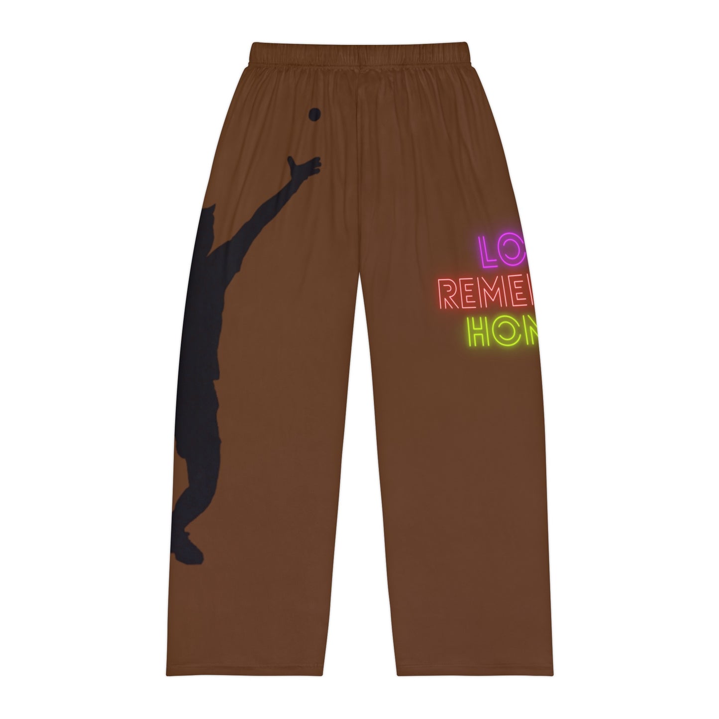 Men's Pajama Pants: Tennis Brown