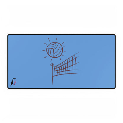 Desk Mats: Volleyball Lite Blue