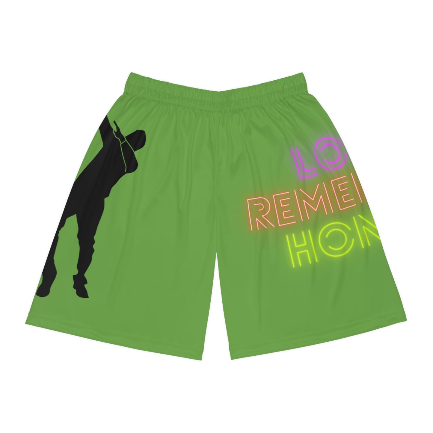 Basketball Shorts: Dance Green