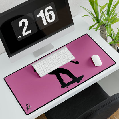 Desk Mats: Skateboarding Lite Pink