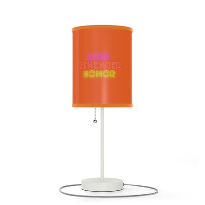 Lamp on a Stand, US|CA plug: LGBTQ Pride Orange