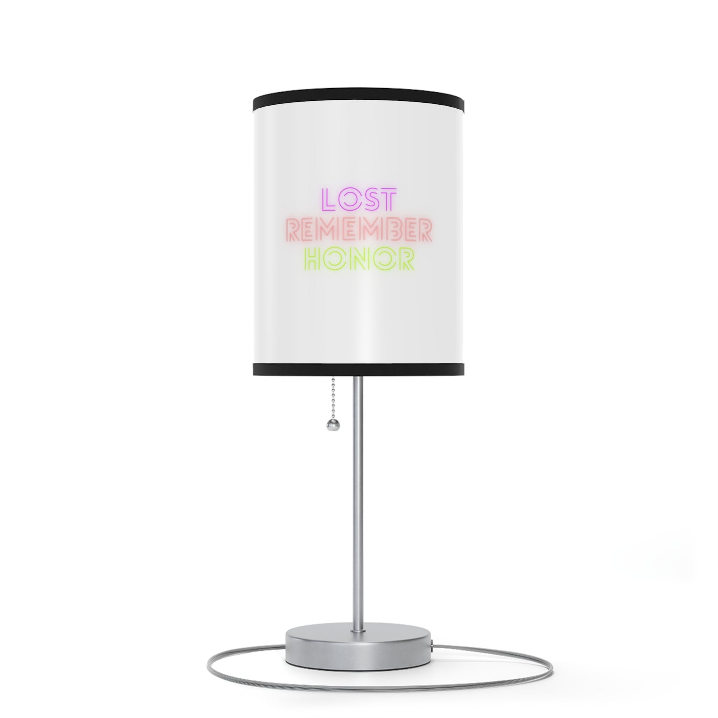 Lamp on a Stand, US|CA plug: Baseball White