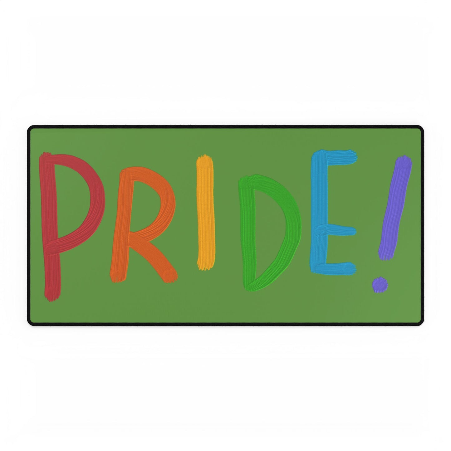 Desk Mats: LGBTQ Pride Green