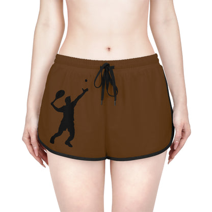 Women's Relaxed Shorts: Tennis Brown