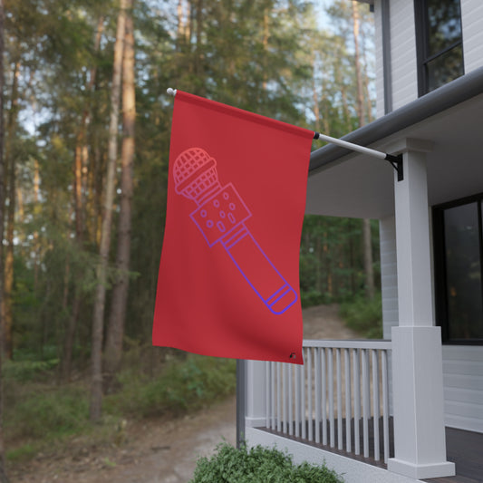 House Banner: Music Dark Red