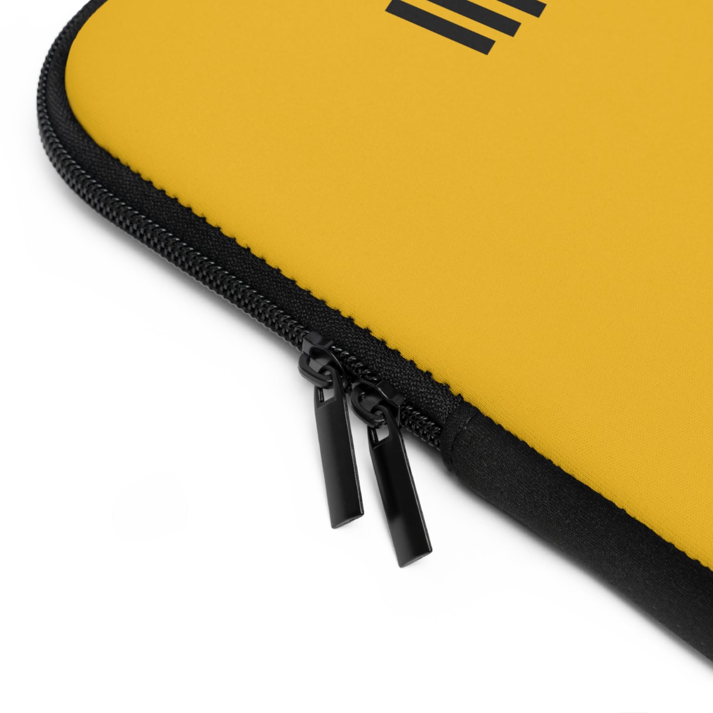 Laptop Sleeve: Weightlifting Yellow