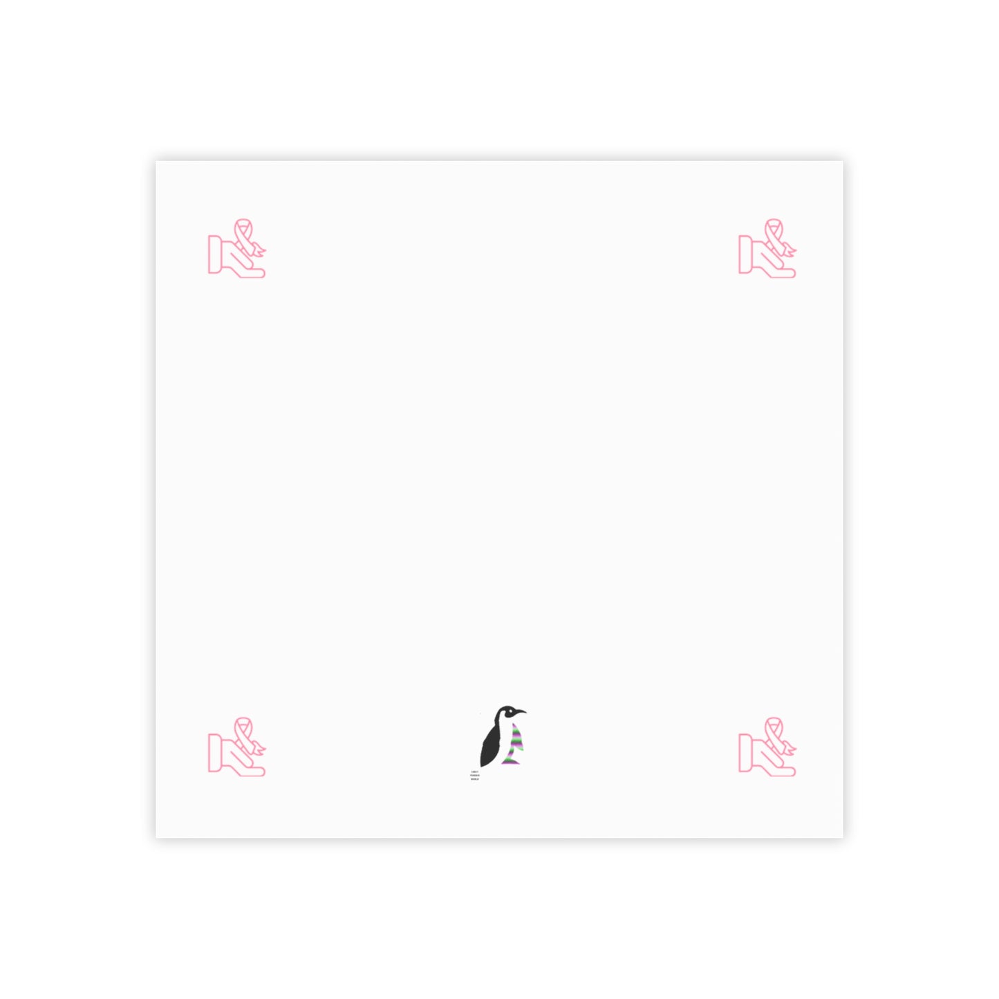 Post-it® Note Pads: Fight Cancer White