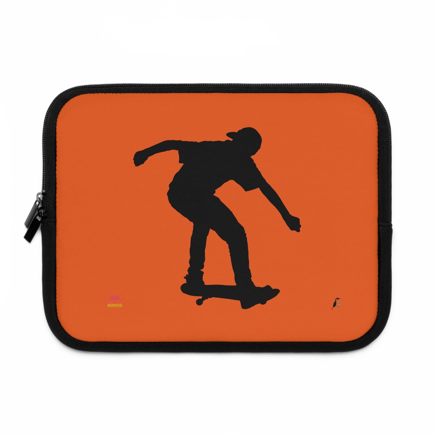 Laptop Sleeve: Skateboarding Orange