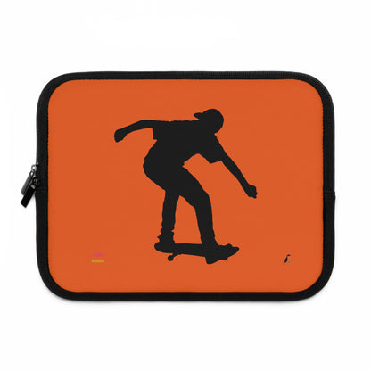 Laptop Sleeve: Skateboarding Orange