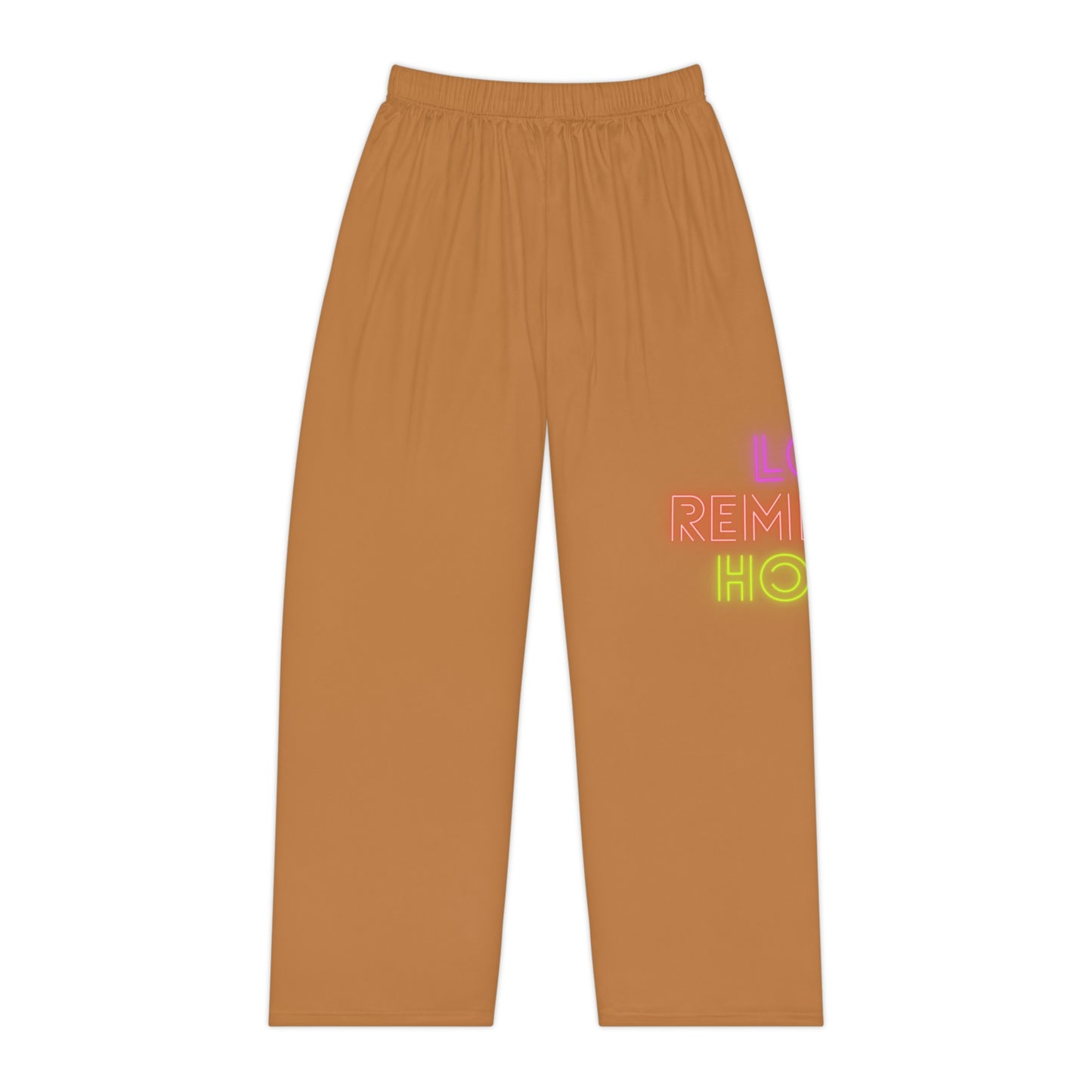 Women's Pajama Pants: Lost Remember Honor Lite Brown