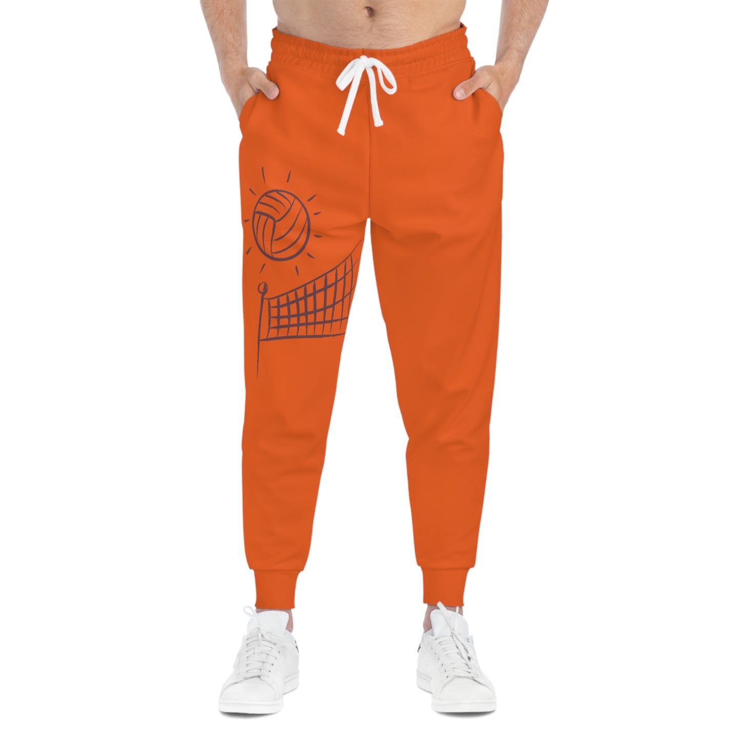 Athletic Joggers: Volleyball Orange