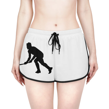 Women's Relaxed Shorts: Hockey White