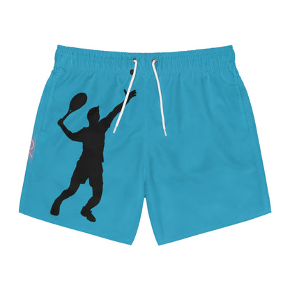 Swim Trunks: Tennis Turquoise